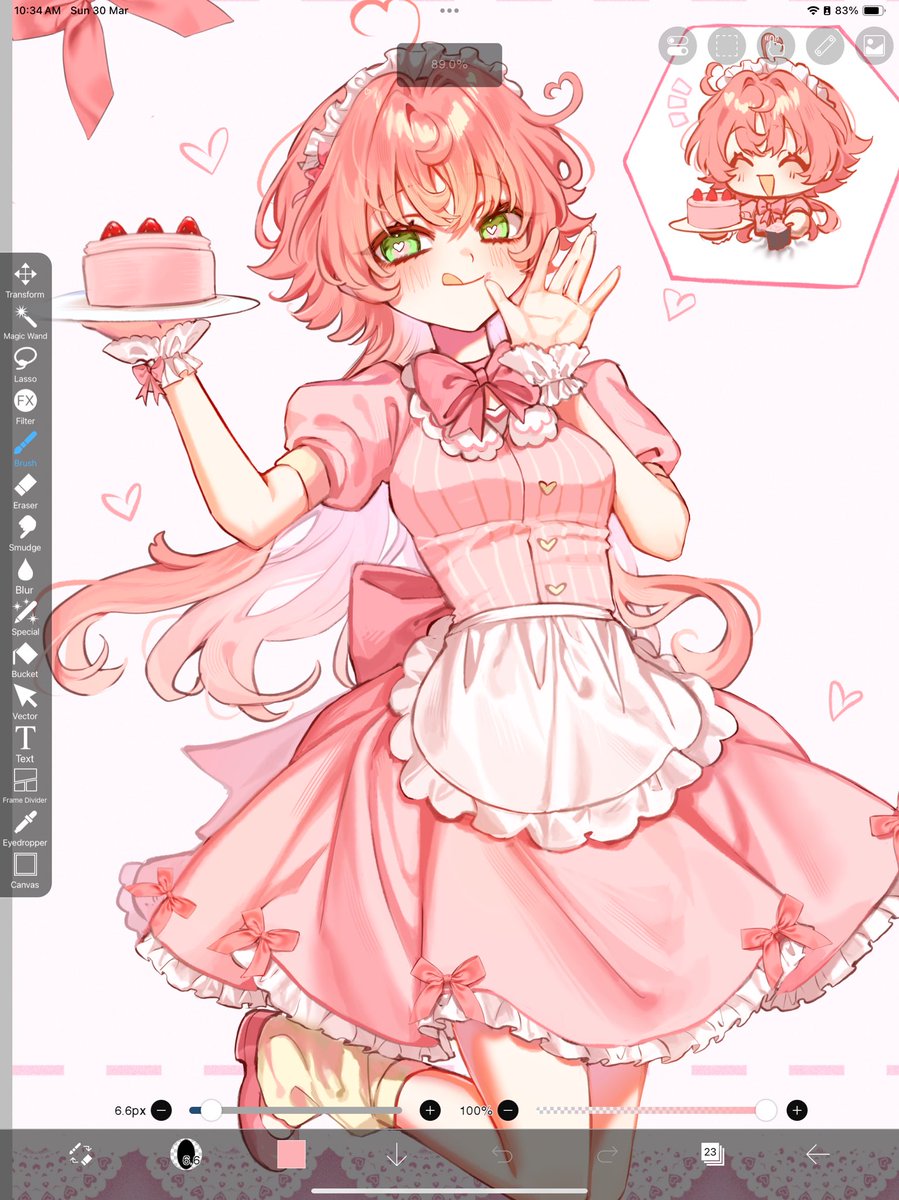 Happy Eid ☺️ #oc #digitalart #drawing