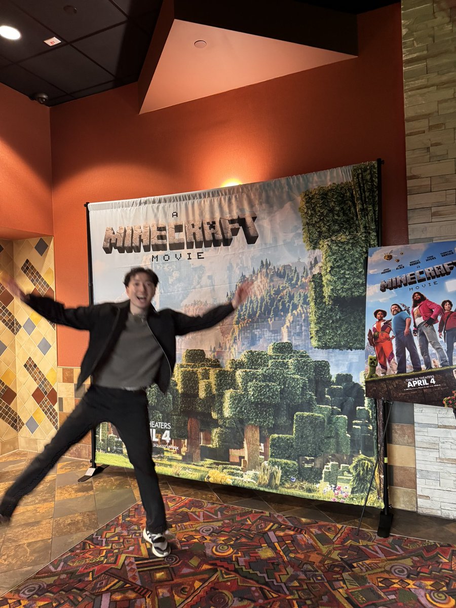 RageElixir's tweet image. I had the opportunity to watch The Minecraft Movie early! ⛏️
Check out ‘A Minecraft Movie’ in theaters April 4th, 2025
#MinecraftMovie @AMinecraftMovie