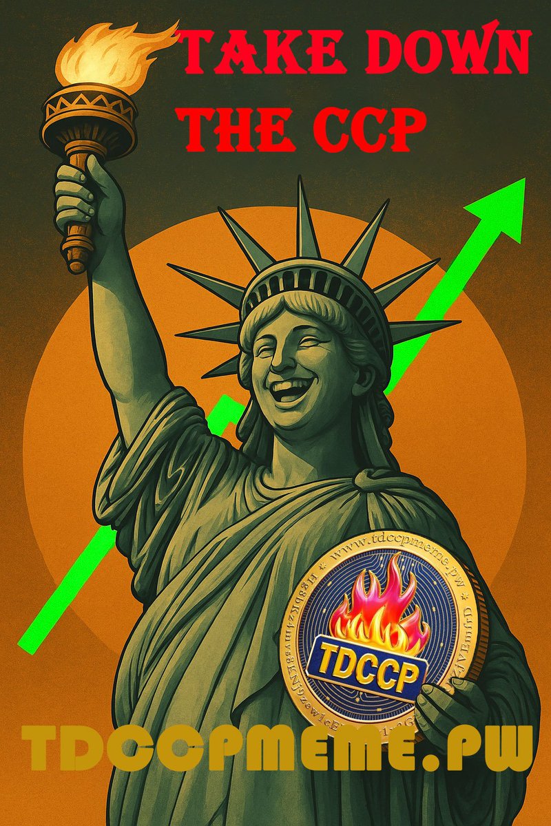 FREEDOM’S FLAME BURNS WITH $TDCCP 🔥🔥🔥
#TDCCP #TDCCPMEME