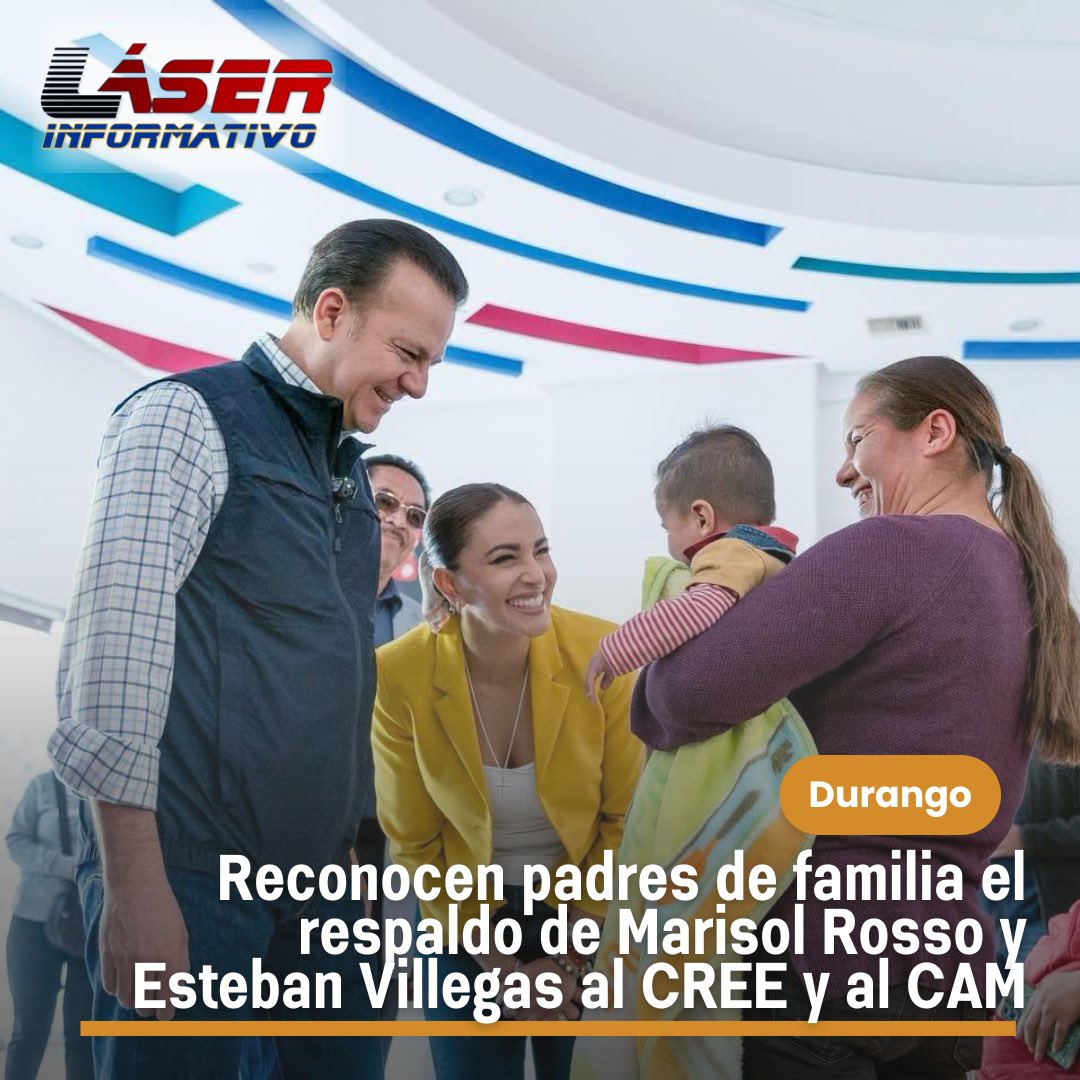 LaloSerranoZ's tweet image. #LaserInformativo

#Durango|| Reconocen padres de familia el respaldo de @Marisol_rosso y @EVillegasV al CREE y al CAM

Padres de familia del Centro de Rehabilitación y Educación Especial (CREE) reconocieron el respaldo del gobernador Esteban Villegas Villarreal y la presidenta…