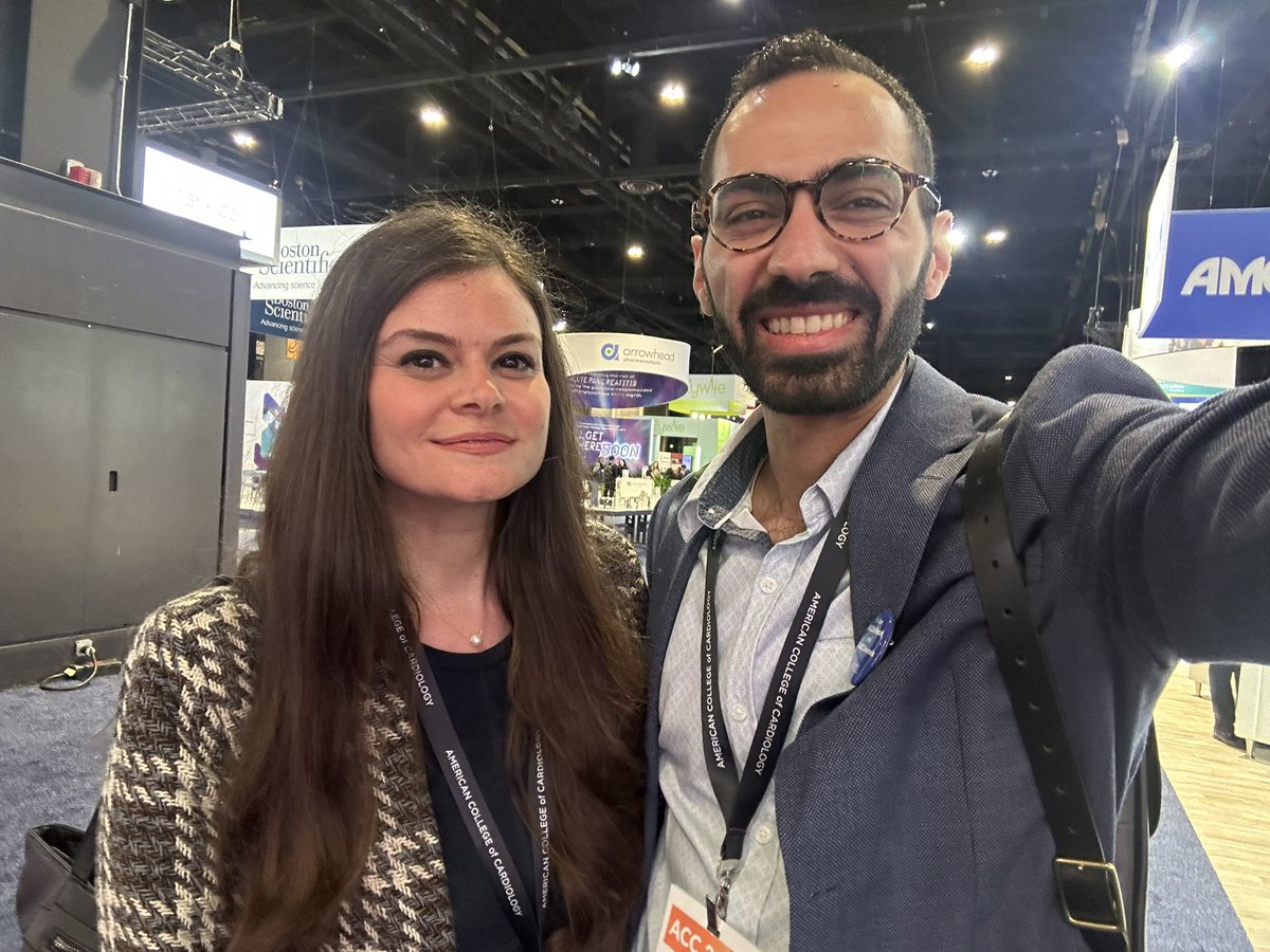 Best part of #ACC25 is meeting with friends and mentors!

<a href="/ACCinTouch/">American College of Cardiology</a> <a href="/Mberlacher/">Mark Berlacher</a> <a href="/abouzaki_md/">Nayef Abouzaki, MD</a> <a href="/LaraGharibeh/">Lara Gharibeh, PhD</a>