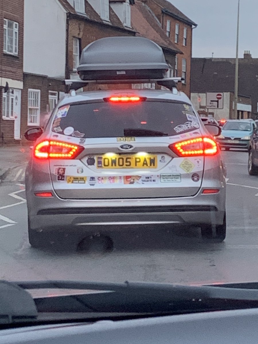 Saw this lil beauty when going home from work last week. Peak vehicle customisation.