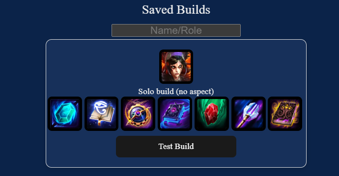 SMITE 2 Calculator now features a build saving feature (along with an auto-build feature) that allows you to create and save pre-set builds for future damage calculation!