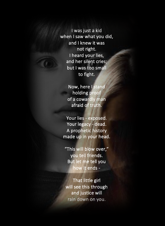 Dear Mike:
Justice is coming. 
~ Susan

#mikebickle #ihopkc #pedophile #CSA