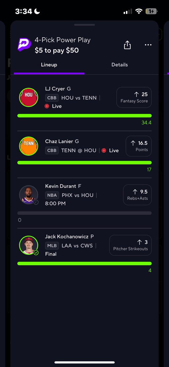 luhdayday3's tweet photo. @PropKitchen @balls_out_bets @PKChefs @propsdotcash hope he cashhh🤞🏾 https://t.co/WPGbHBmlTs