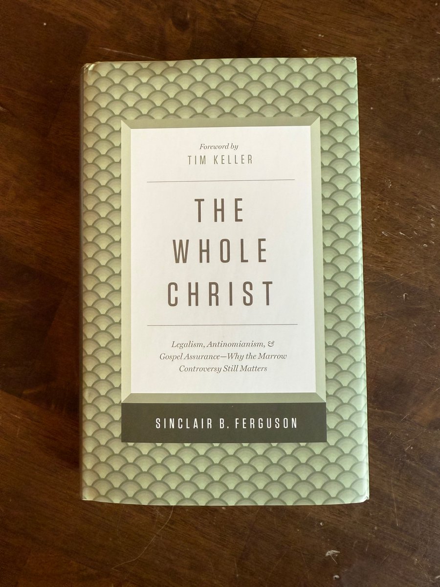 JeremyKing_'s tweet image. Now seems like as good a time as ever to recommend The Whole Christ by Sinclair Ferguson. I just finished it today. Should have read it years ago. Will need to reread it in years to come.