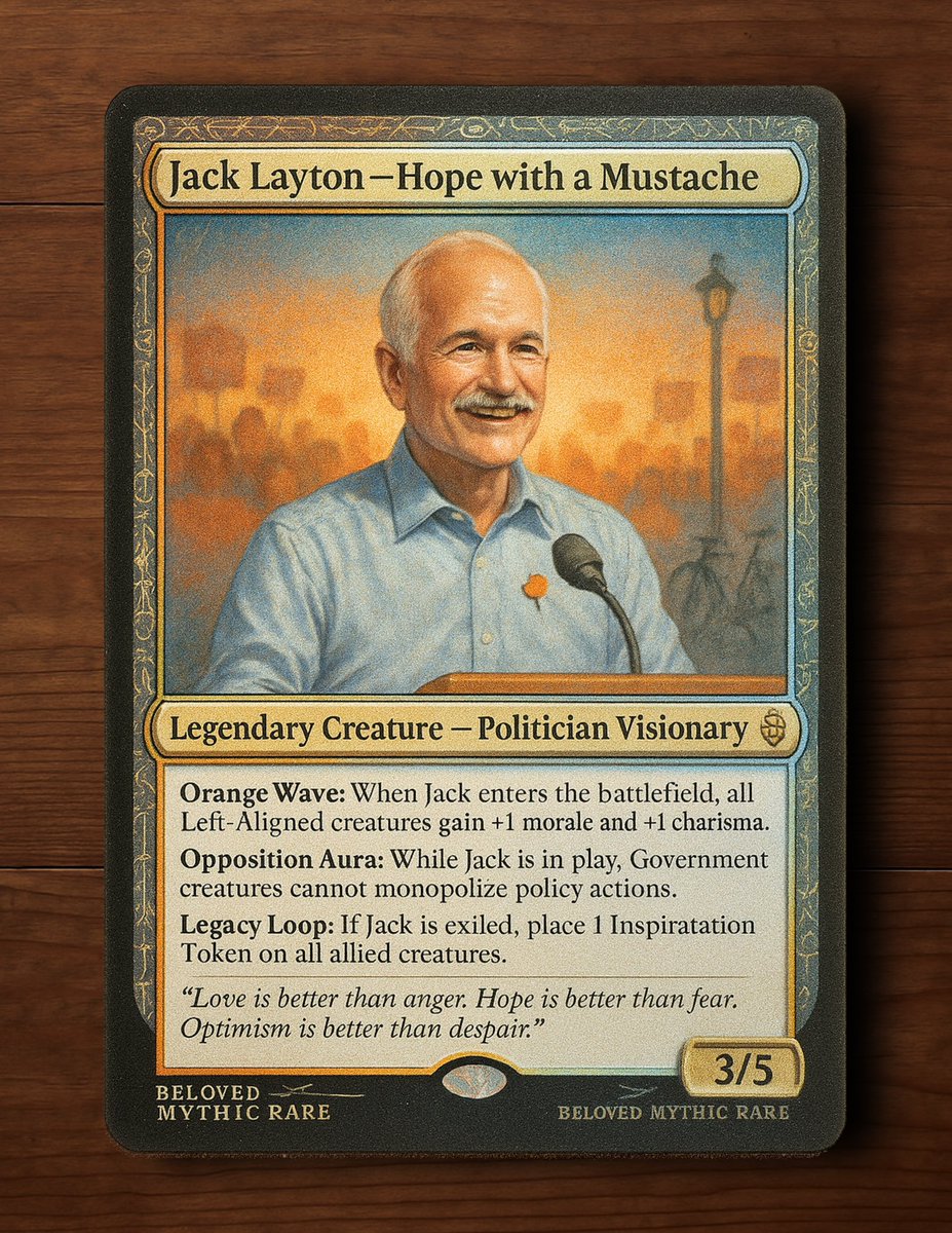 ericgon_'s tweet image. “Love is better than anger. Hope is better than fear. Optimism is better than despair.” - Jack Layton