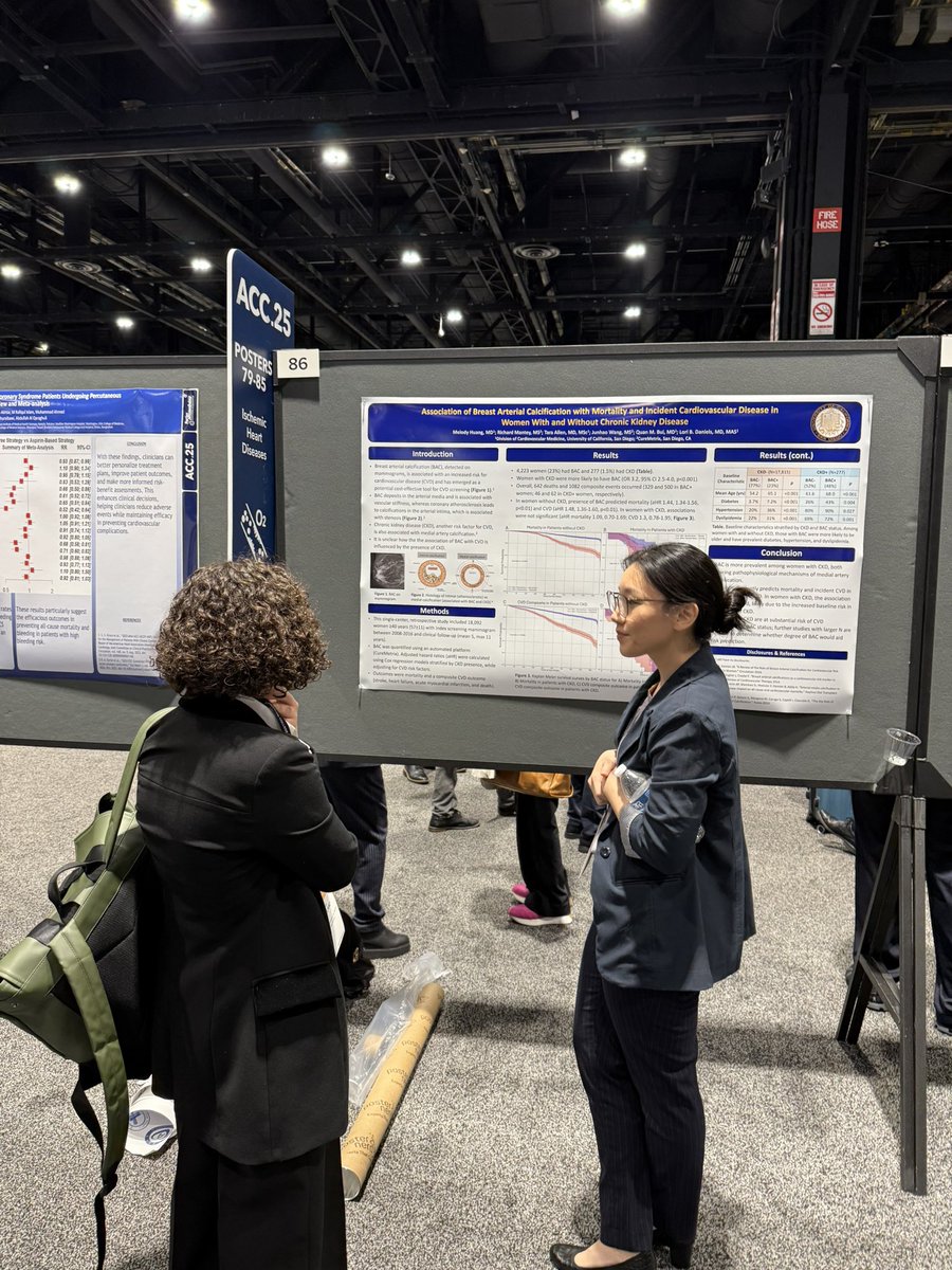 UC San Diego Cardiology (@ucsdcardiology) on Twitter photo Dr. Melody Huang presenting on breast arterial calcification #AHA25
<a href="/UCSDCardFellows/">UC San Diego Cardiology Fellows</a> <a href="/loridanielsmd/">Lori Daniels</a> <a href="/QuanBuiMD/">Quan Bui</a> Dr. Melody Huang presenting on breast arterial calcification #AHA25
<a href="/UCSDCardFellows/">UC San Diego Cardiology Fellows</a> <a href="/loridanielsmd/">Lori Daniels</a> <a href="/QuanBuiMD/">Quan Bui</a>
