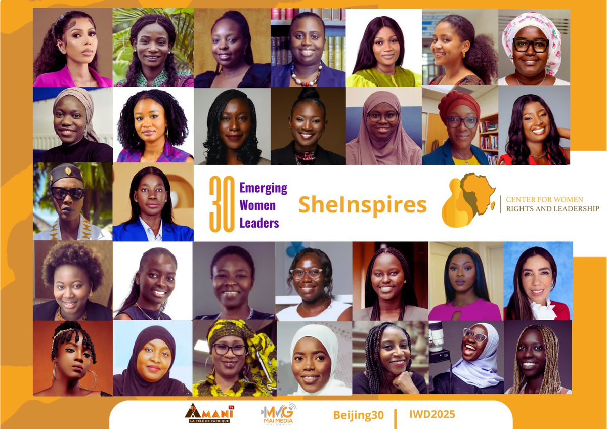 Center for Women's Rights and Leadership (@centerwrl) on Twitter photo As we close 2025 Women History Month, join us in celebrating these Inspiring Women Leaders.
Watch out the space for more on their incredible journeys and accomplishments.
#IWD2025
#Beijing30
#SheInspires
#WomenLead
<a href="/FatouJagneS/">Fatou Jagne S</a>
<a href="/JahaENDFGM/">Jaha Marie Dukureh</a> <a href="/BaldehF/">Fatou Baldeh MBE</a> <a href="/MaiyaiH/">Maiyai Taal Hocheimy</a> <a href="/FLAGambia/">Female Lawyers Association of The Gambia</a> As we close 2025 Women History Month, join us in celebrating these Inspiring Women Leaders.
Watch out the space for more on their incredible journeys and accomplishments.
#IWD2025
#Beijing30
#SheInspires
#WomenLead
<a href="/FatouJagneS/">Fatou Jagne S</a>
<a href="/JahaENDFGM/">Jaha Marie Dukureh</a> <a href="/BaldehF/">Fatou Baldeh MBE</a> <a href="/MaiyaiH/">Maiyai Taal Hocheimy</a> <a href="/FLAGambia/">Female Lawyers Association of The Gambia</a>