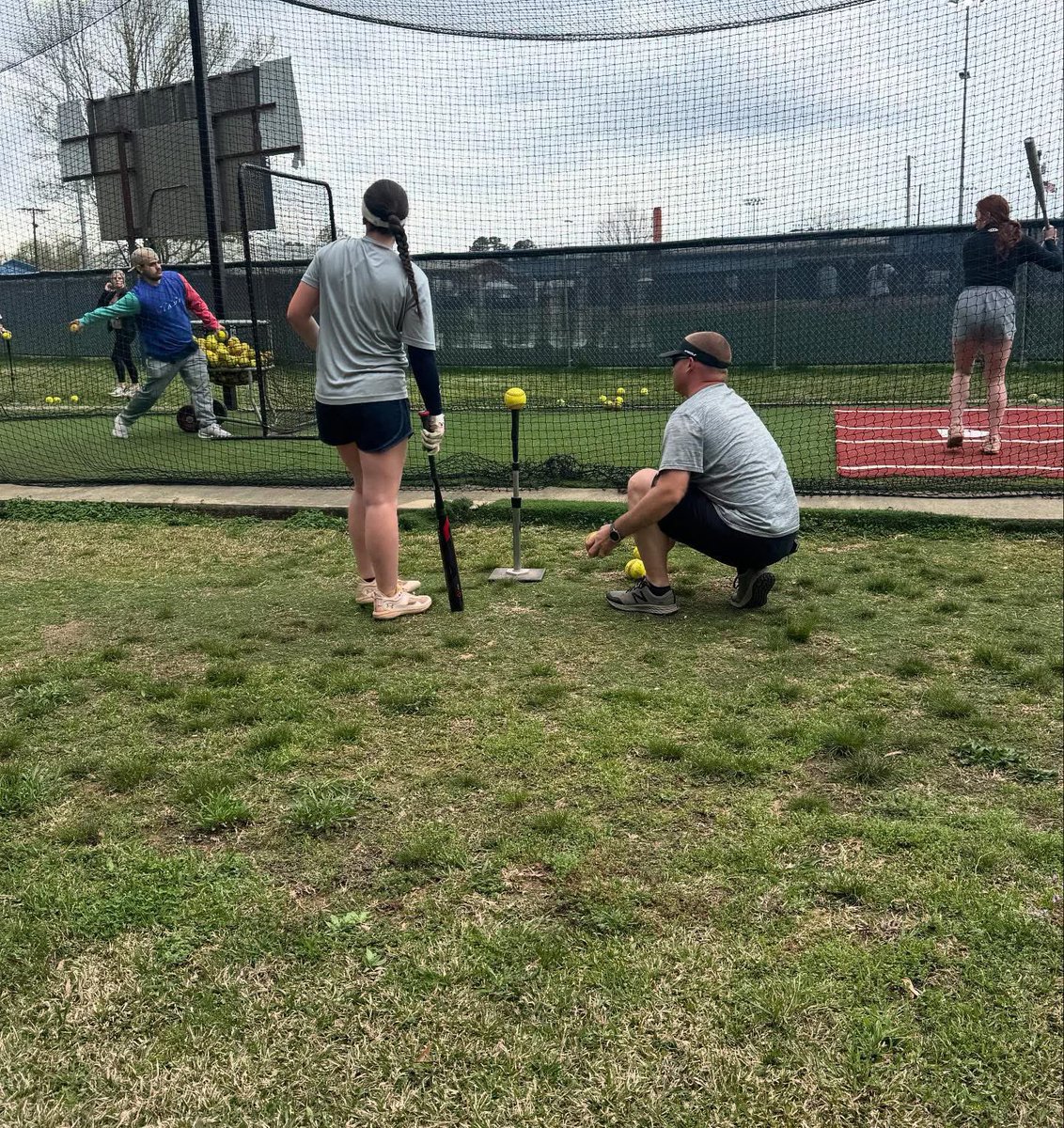Parent practice 2024. This was a much needed day of fun for all of us! I got to feel like a little girl again spending a day at the field with my dad! I’m so incredibly thankful for my amazing parents always supporting me! For those wondering…yes he can still hit a 💣! 🫶