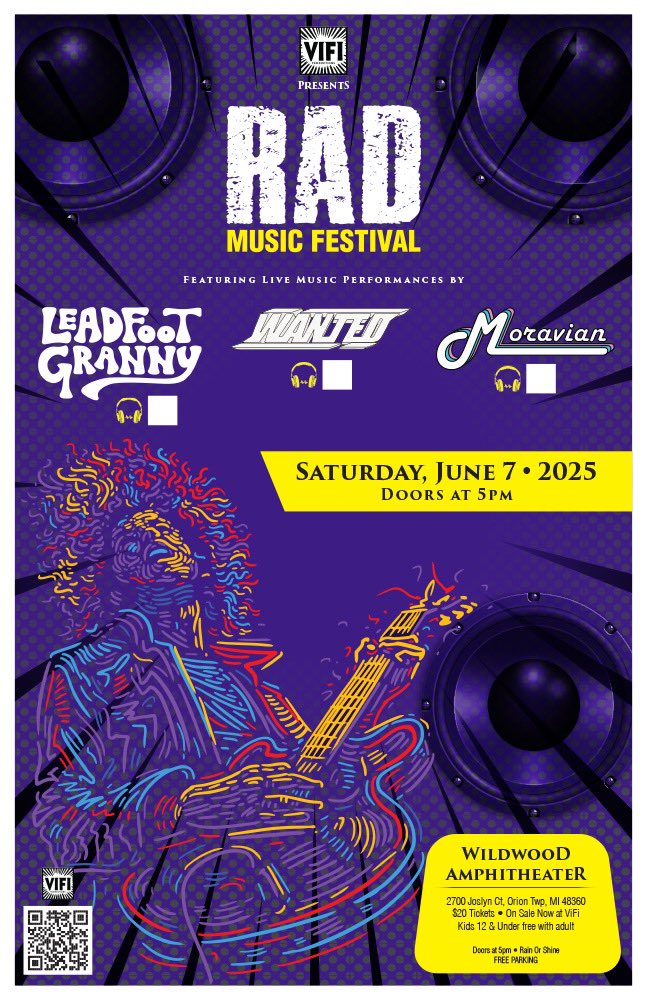 We know we’ve been inactive for a while but it’s all for good reason! Today we are announcing a HUGE event happening June 7th, at Wildwood Amphitheater. This is where it all began for us and we want to give back to the music community and start something new! 

RAD MUSIC FEST!