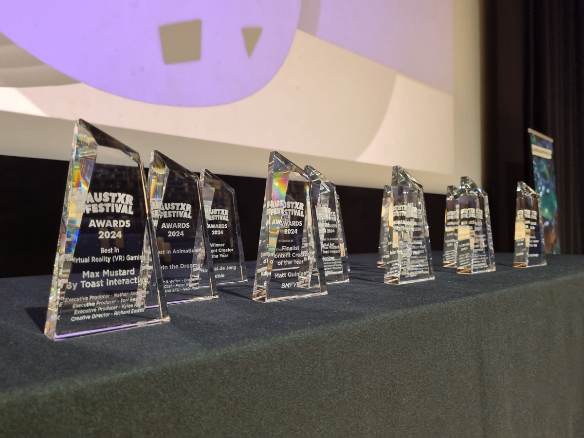 We can't wait to see who wins this year!  A huge thank you to everyone who's been helping out with Australian XR Festival 2025 planning.