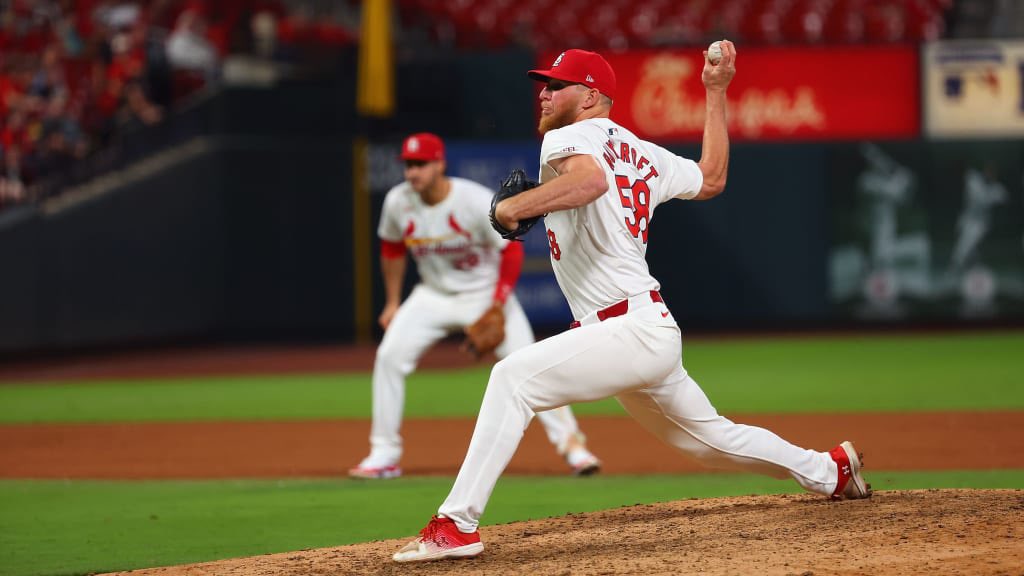 theredbird_way's tweet photo. Cardinals bullpen during Opening Weekend: 

11 IP 👏
6 H😮‍💨
1 ER🔥
8 K’s🎯
1 BB🚫
0.82 ERA 🫡 https://t.co/EwRHVu0WTL