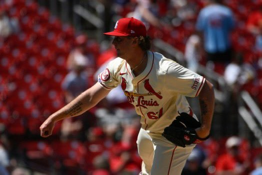theredbird_way's tweet photo. Cardinals bullpen during Opening Weekend: 

11 IP 👏
6 H😮‍💨
1 ER🔥
8 K’s🎯
1 BB🚫
0.82 ERA 🫡 https://t.co/EwRHVu0WTL