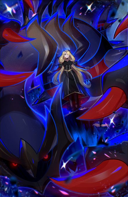 シロナ(ポケモン) 「CYNTHIA'S DISTORTION WORLD 」|ryaiのイラスト