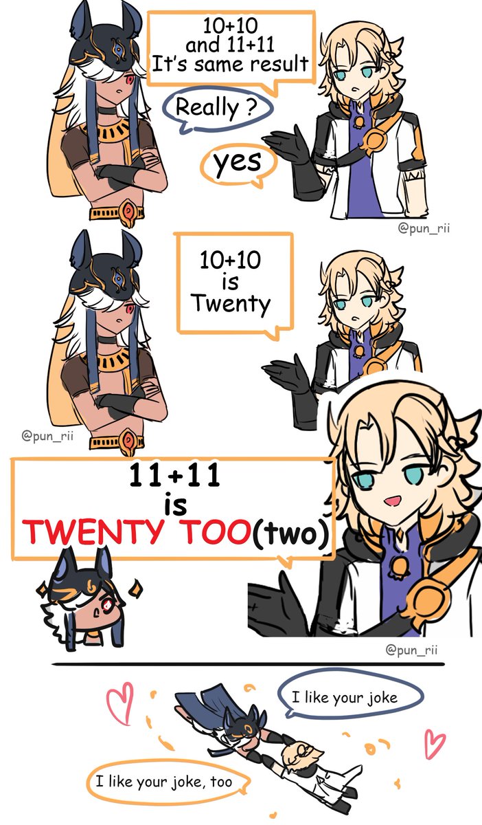 pun_rii's tweet image. Cyno and Albedy jokes 😅
#cyno #albedo #xiao #scaramouche