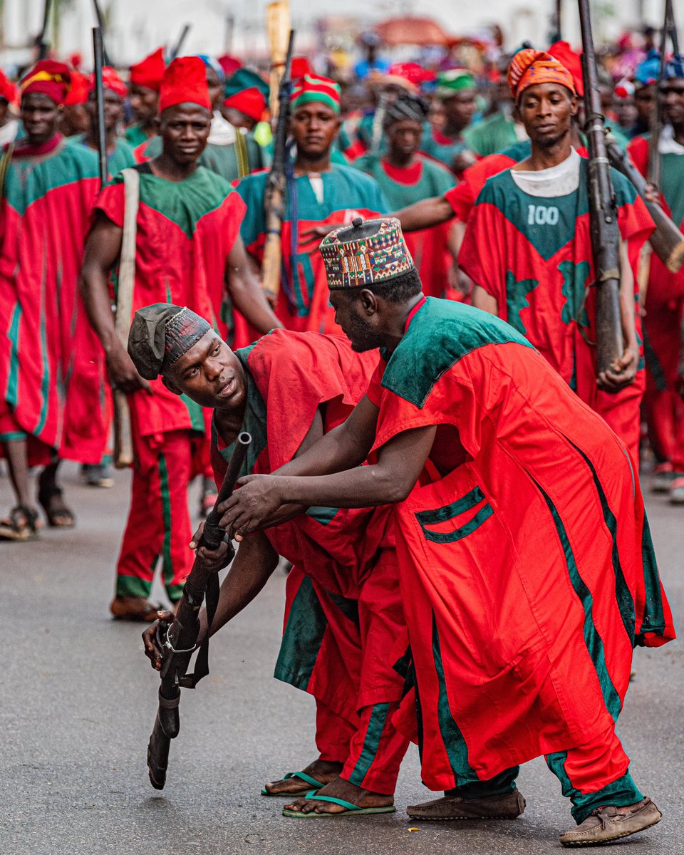 Bashir Ahmad, OON (@bashirahmaad) on Twitter photo Hawan Sallah (Durbar) is never complete without the vibrant presence of our traditional hunters. Dressed in their distinct regalia, carrying centuries of pride and heritage, they march with valor and elegance, a living reminder of our rich cultural legacy. 📸 Credit: <a href="/FotoNugget/">SarkinFOTO 🧩</a> Hawan Sallah (Durbar) is never complete without the vibrant presence of our traditional hunters. Dressed in their distinct regalia, carrying centuries of pride and heritage, they march with valor and elegance, a living reminder of our rich cultural legacy. 📸 Credit: <a href="/FotoNugget/">SarkinFOTO 🧩</a>