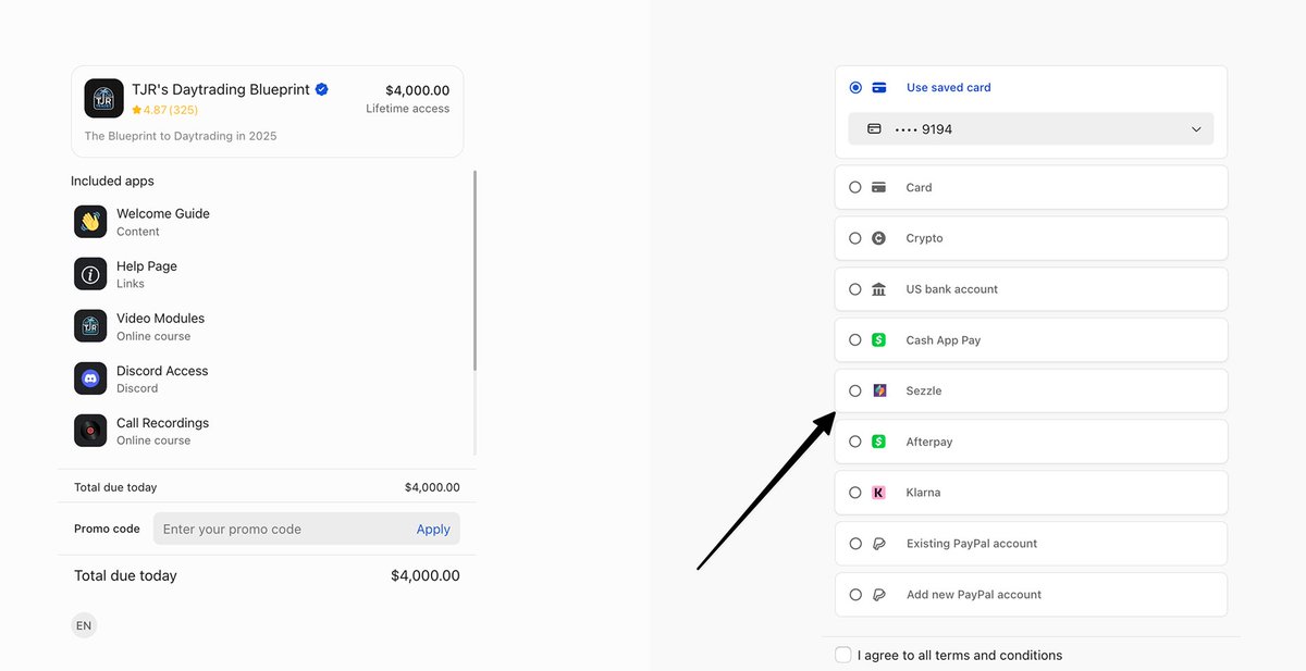 hmaceater's tweet image. Sezzle is coming to Whop! 

This is a deal I have been working on for a while and I’m excited to talk about it.

Sezzle is a new financing option that will allow users to finance high-ticket transactions up to $15,000 directly on Whop. 

Here’s why it that matters ⬇️