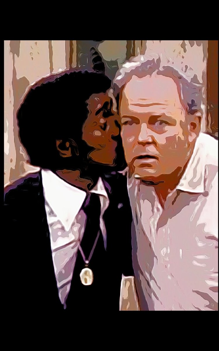 archie97253's tweet image. #Art #Allinthefamily  #ArchieBunker #SammyDavisJr  #ClassicTV #70s #TV #television #comedy #sitcom #American #digitalart