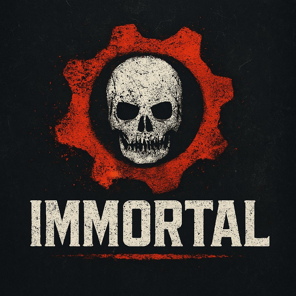 So I asked ChatGPT to create a logo for me, Gears Of War themed and I told them my channel name "Immortal" 

Here is the result and it is mind-blowing.

This is revolutionary for creators in the space.

Try it for yourself and make your own designs etc.

#GearsFam