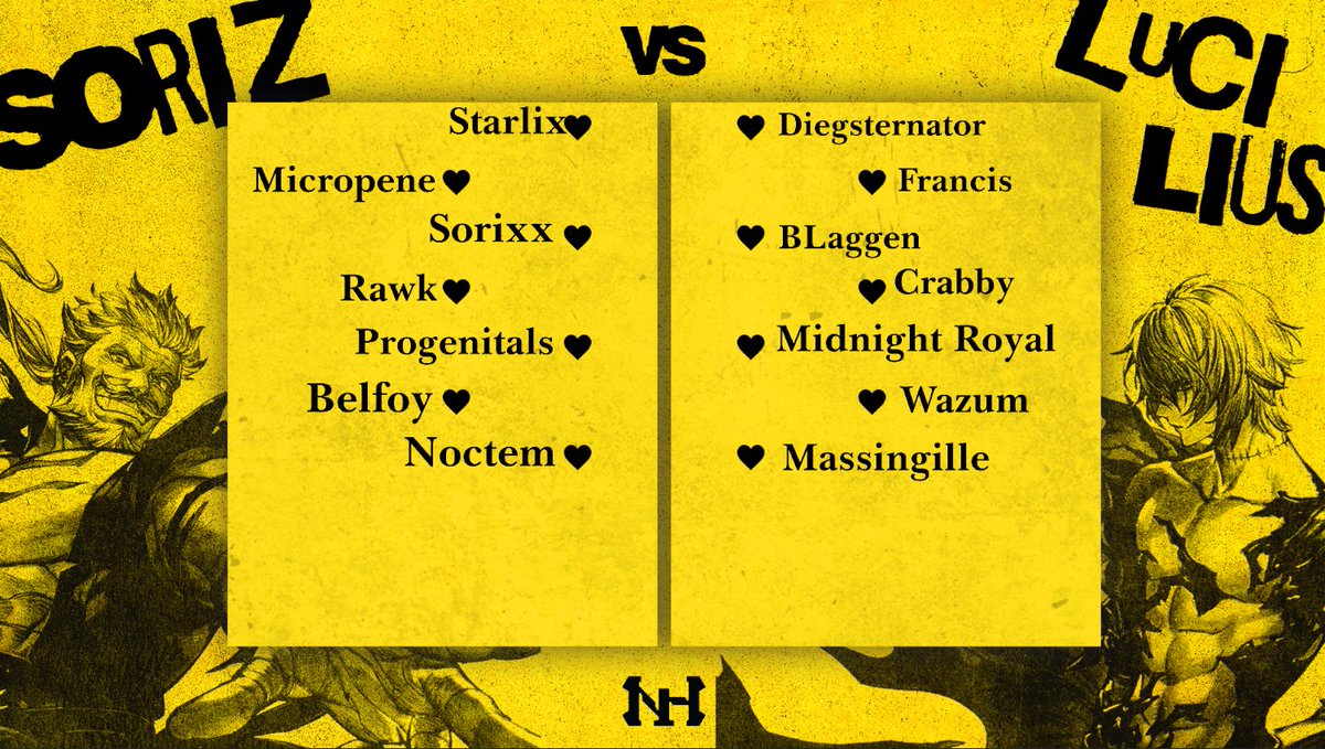 Folks we are going live NOW for the Soriz vs Lucillius crew battle! Tune in below!!