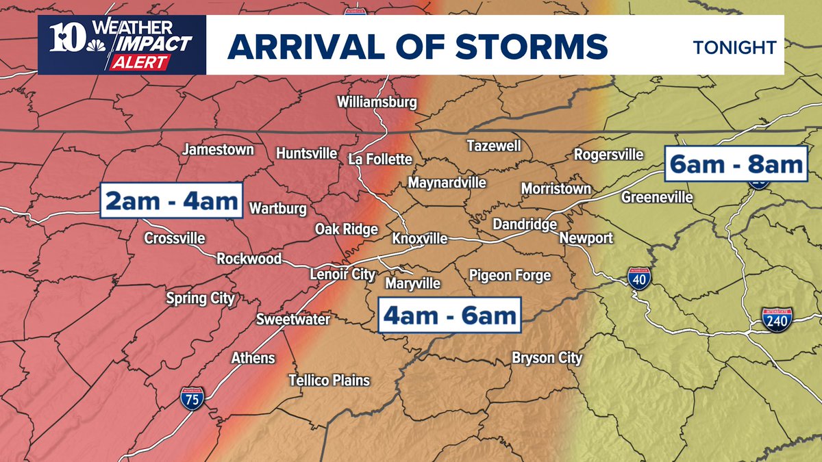 WEATHER IMPACT ALERT TONIGHT THROUGH MONDAY | A line of strong storms ...