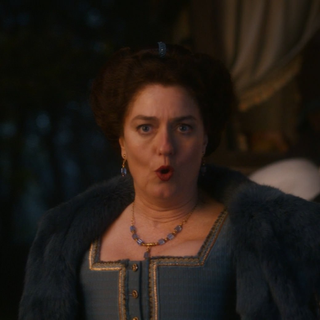 Savemyladyjane's tweet photo. In honor of Mother's Day in the UK, here is our complicated favorite mum, Lady Frances! Share some of your favorite or least favorite moments from her. #MyLadyJane https://t.co/GD50Ik1huv
