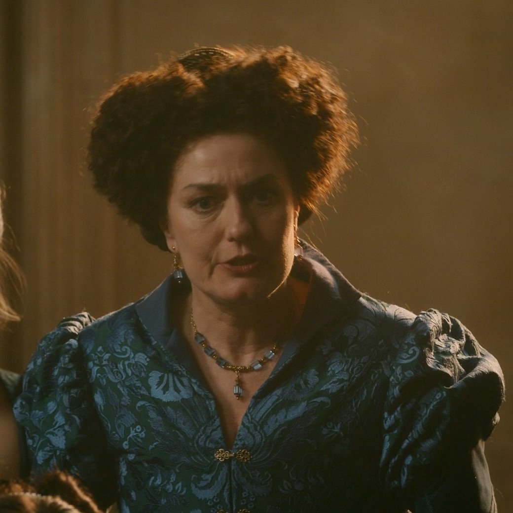 Savemyladyjane's tweet photo. In honor of Mother's Day in the UK, here is our complicated favorite mum, Lady Frances! Share some of your favorite or least favorite moments from her. #MyLadyJane https://t.co/GD50Ik1huv