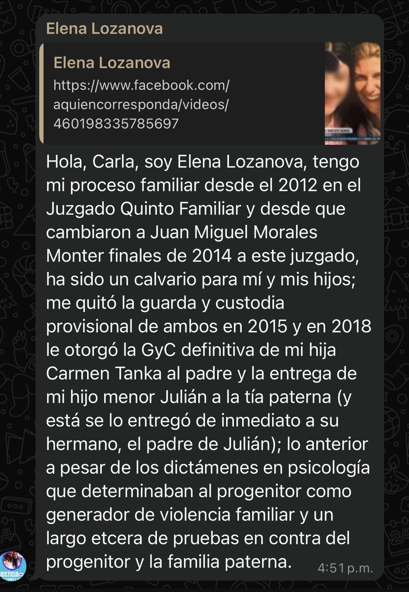 justiciaXmaha's tweet photo. Otro caso del mismo juez que le arrebató a Maha, Berenice, Carla, Elena, Marion a sus hijos, juez Juan Miguel Morales Monter. Quien ahora quiere ser MAGISTRADO. ⁦@MagRafaelGuerra⁩ ⁦@BerthaAlcalde⁩ https://t.co/4UNb1SbISQ