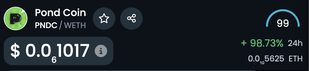 Cobain0x's tweet photo. $pndc just ate a zero 👀 https://t.co/ybtXnNiLQZ