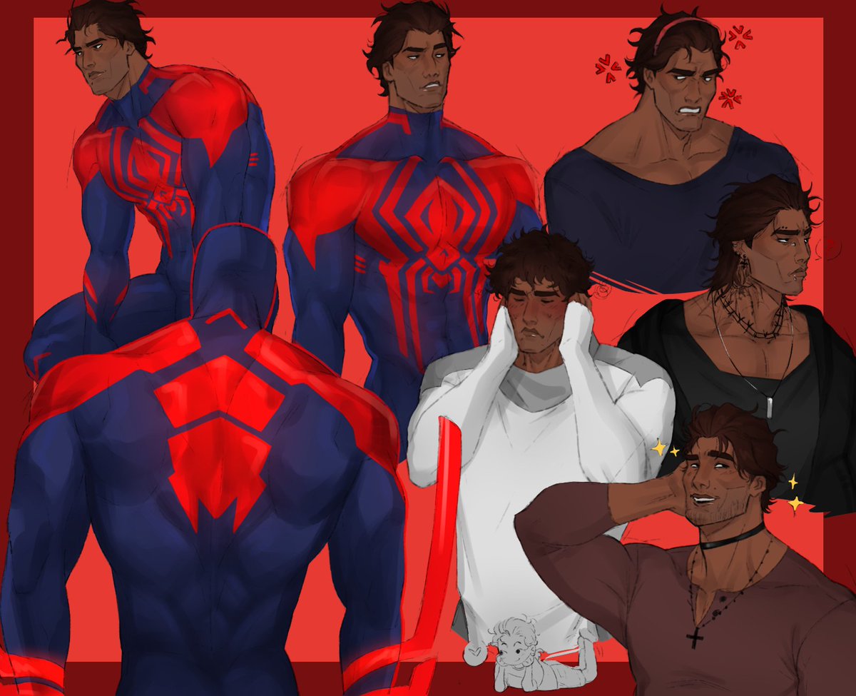 Miguelitos 
#MiguelOHara #Spiderman2099 #SpiderVerse