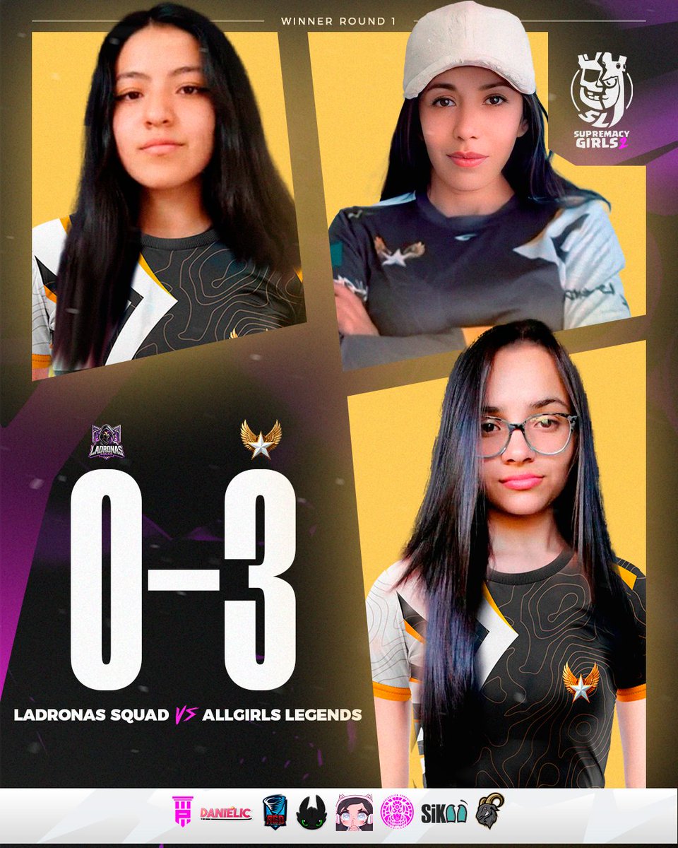 🟣 𝐑𝐄𝐒𝐔𝐋𝐓 - 𝐏𝐋𝐀𝐘𝐎𝐅𝐅𝐒 ⚔️
🎯 𝐖𝐄𝐄𝐊𝐄𝐍𝐃 𝟏 - 𝐌𝐀𝐓𝐂𝐇 𝟔

ALLGIRLS LEGENDS KEEP ROLLING! 🔥 The all-star squad secures a dominant 3-0 victory and PUNCHES THEIR TICKET to the upper bracket final! 💪🎉

🇨🇱🇬🇹 <a href="/LadronesSquad/">Ladrones Squad 🏆</a> 0️⃣
🆚
🇨🇺 @Allstarleg 3️⃣
🎖️ MVP: