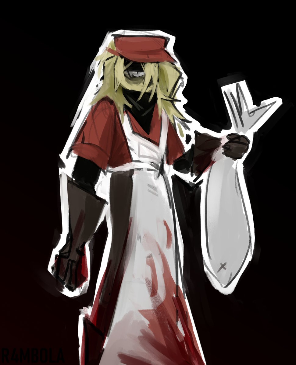 R4mbola's tweet photo. I saw @ohkillerXD  art and, inspired by it, decided to draw Elliot myself lol

#forsaken #elliot https://t.co/kYS7Wsdf6u