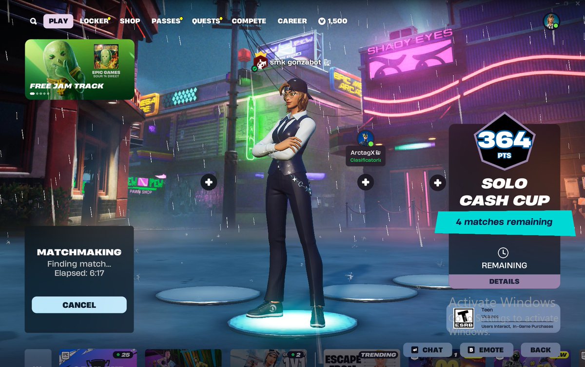 SOLO JUGUE 6 GAMES NO PUEDE SER POSIBLE LA PUTA MADRE