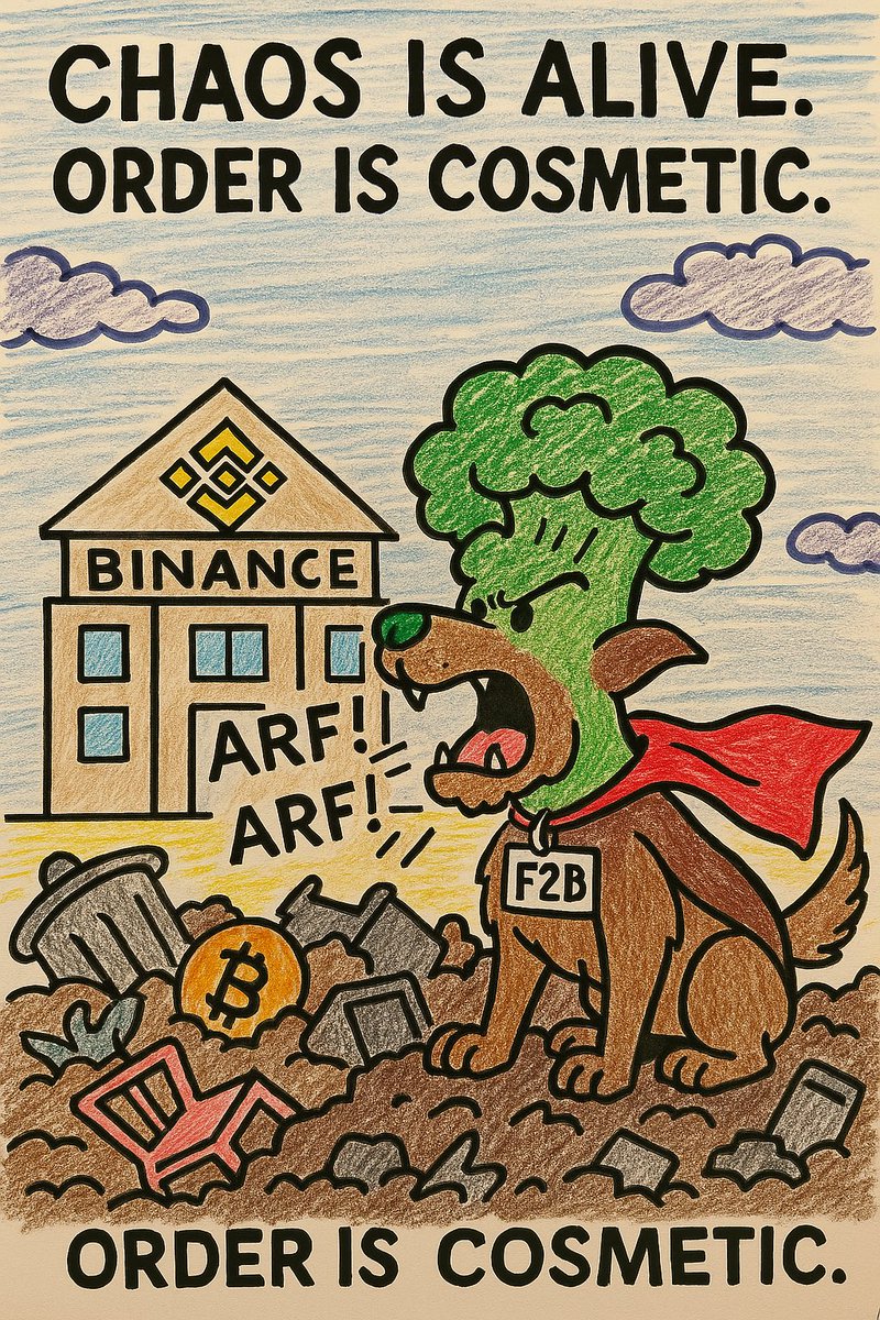 LieslieShang's tweet photo. They call us noise.
But every meme starts as noise.
714 got the listing.
We got the listeners.
And when the dust settles,
the chain will remember who barked first.
@binance @cz_binance @heyibinance @BNBCHAIN @BenTodar @BTCWuYan @hum4nity
#F2B #MemeWar #ChaosChain
#BROCCOLI #BNBChain