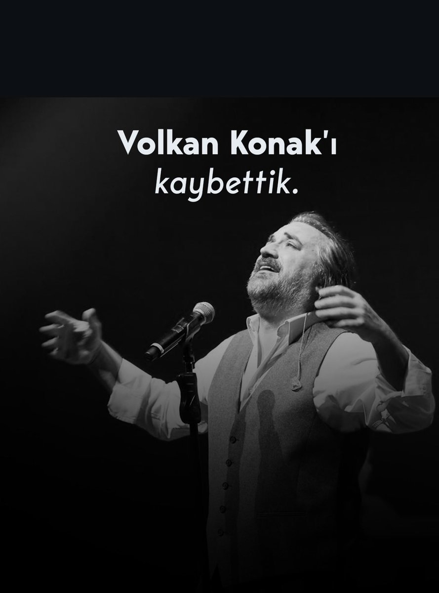Adam gibi adamdı, Allah rahmet etsin #volkankonak