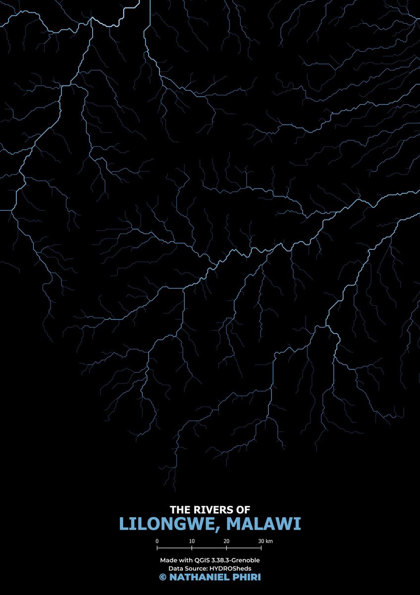 naxsesphiri's tweet image. Here are maps 🗺️ showing the rivers of Africa and Lilongwe, Malawi made with @qgis 

#GIS #QGIS #SRTM #ArcMap #Excel #DEM #LULC #ESRI #DataViz #DataAnalytics #Geospatial #OpenStreetMap #OSM #Sentinel #Topography #Mapping #Cartograph #Rivers #HydroSHEDS #gischat