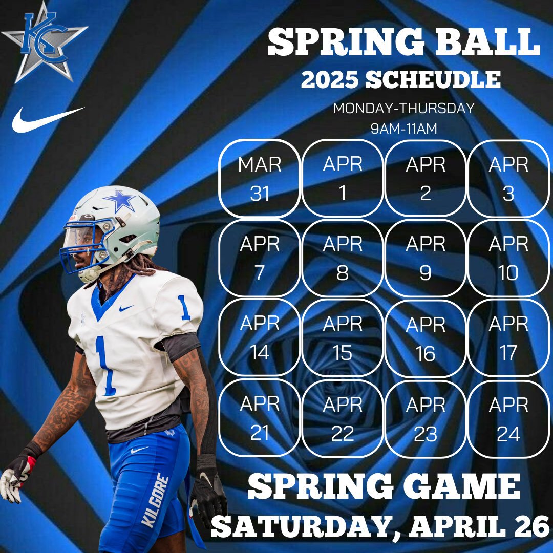 1st Day of Spring Ball tomorrow.😤😤 Fired up to see this group go to work!!!
#MTXE It’s gotta be In You!!