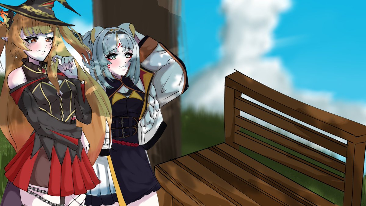 Taiga and Ruby 

Commss work for <a href="/sister_ram/">WhiteSisterRam</a>
Thanks for order my Commss 🙏 

#rubyllust #TaigAlbum