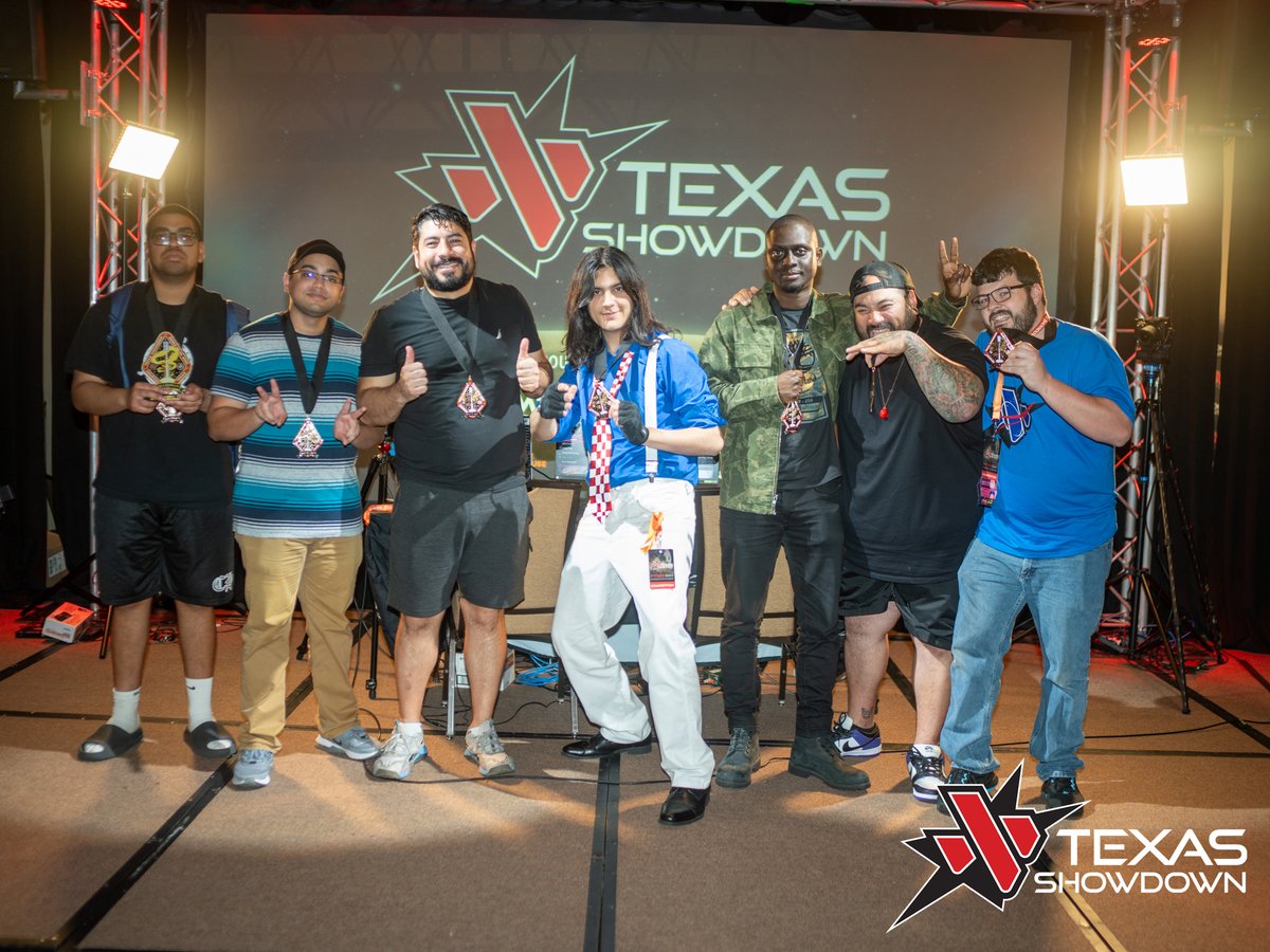 TEXAS SHOWDOWN (@texas_showdown) on Twitter photo Congratulations to our 2025 Texas Showdown Street Fighter 6 Champion, NoahtheProdigy ! #TXS25
🥇<a href="/NoahtheProdigy/">Noah Solis</a>
🥈Hamad
🥉<a href="/StealthTX_/">Stealth @ Back to Work</a>
<a href="/Gamaoriginal/">MJ_Gama</a>
naklyaFGC
AzizSensei
Sinister X
<a href="/Mr_MadGear/">Mr-MadGear</a>
📸:(<a href="/solidxpanda/">solidxpanda</a>) Congratulations to our 2025 Texas Showdown Street Fighter 6 Champion, NoahtheProdigy ! #TXS25
🥇<a href="/NoahtheProdigy/">Noah Solis</a>
🥈Hamad
🥉<a href="/StealthTX_/">Stealth @ Back to Work</a>
<a href="/Gamaoriginal/">MJ_Gama</a>
naklyaFGC
AzizSensei
Sinister X
<a href="/Mr_MadGear/">Mr-MadGear</a>
📸:(<a href="/solidxpanda/">solidxpanda</a>)