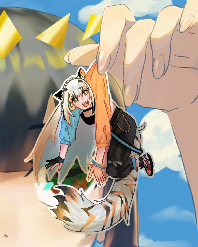 first ever art collab of my life holy. TEEWHYY YUNARAR FOR ASKING ME <a href="/YunaVT_/">Yuna 🌆</a>  

base from #spaniforce