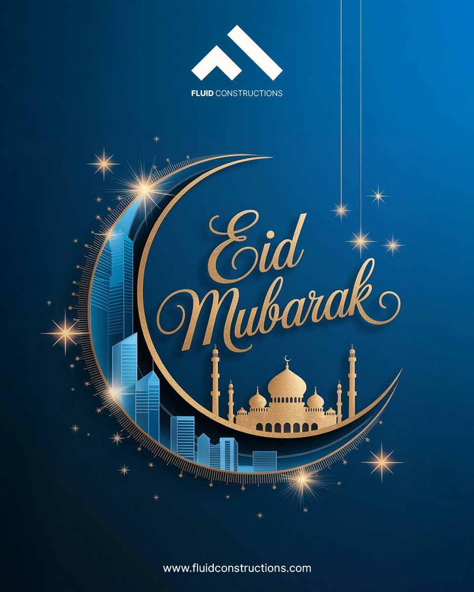 fluidconstruct's tweet image. As the crescent shines, we create a path towards progress. Eid Mubarak! 🌙

#eidmubarak #fluidconstructions #festival #positivity