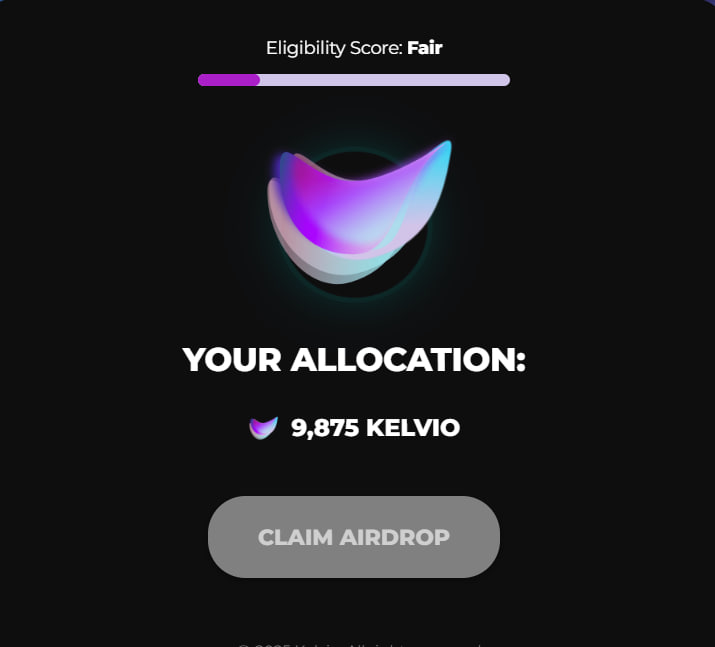Check airdrop KelvioAI

KelvioAI build: AI-Powered oracles optimized for RWAs, delivering precision and reliability on Solana.

✅ Dành cho user có hoạt động trên Solana
✅ Chả làm gì cũng trúng ta :)))

➡️ Check: kelvio.ai/airdrop/

**Chưa cho claim nha, cũng k biết đây