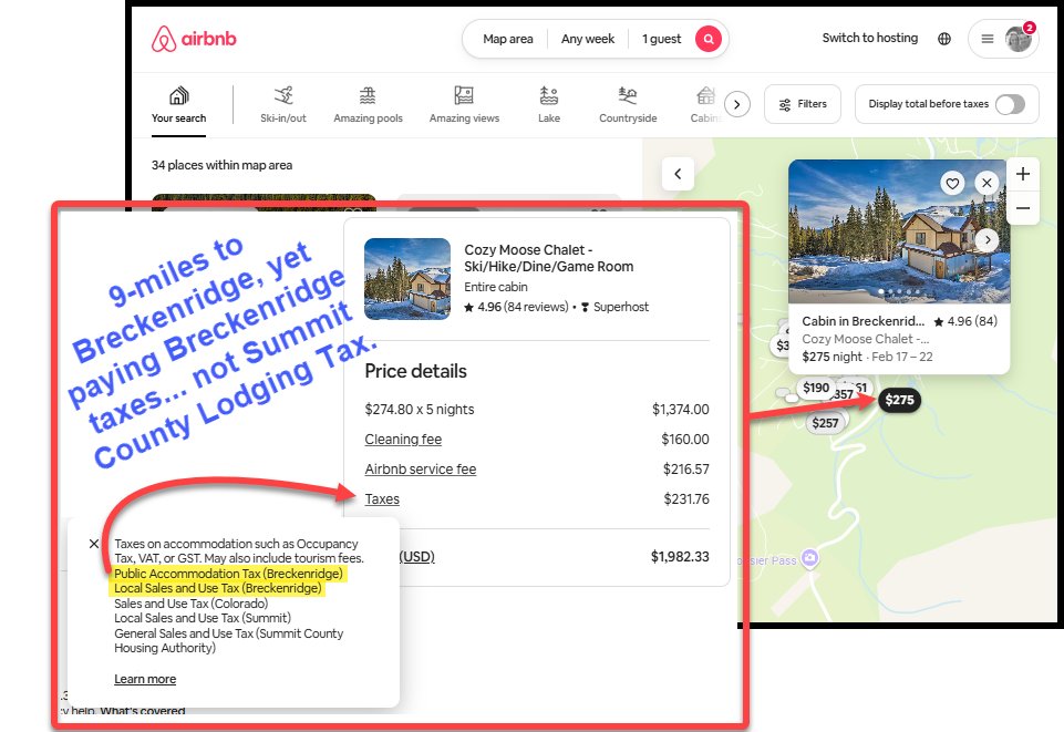 On HB25-1247 - resort counties are not collecting the taxes they already “approved”. Shouldn't they "fix" their tax jurisdiction issues before asking for more money? #coleg #copolitics #STRTruth <a href="/jaredpolis/">Jared Polis</a> 

There are many, many properties in Summit County (and other resort
