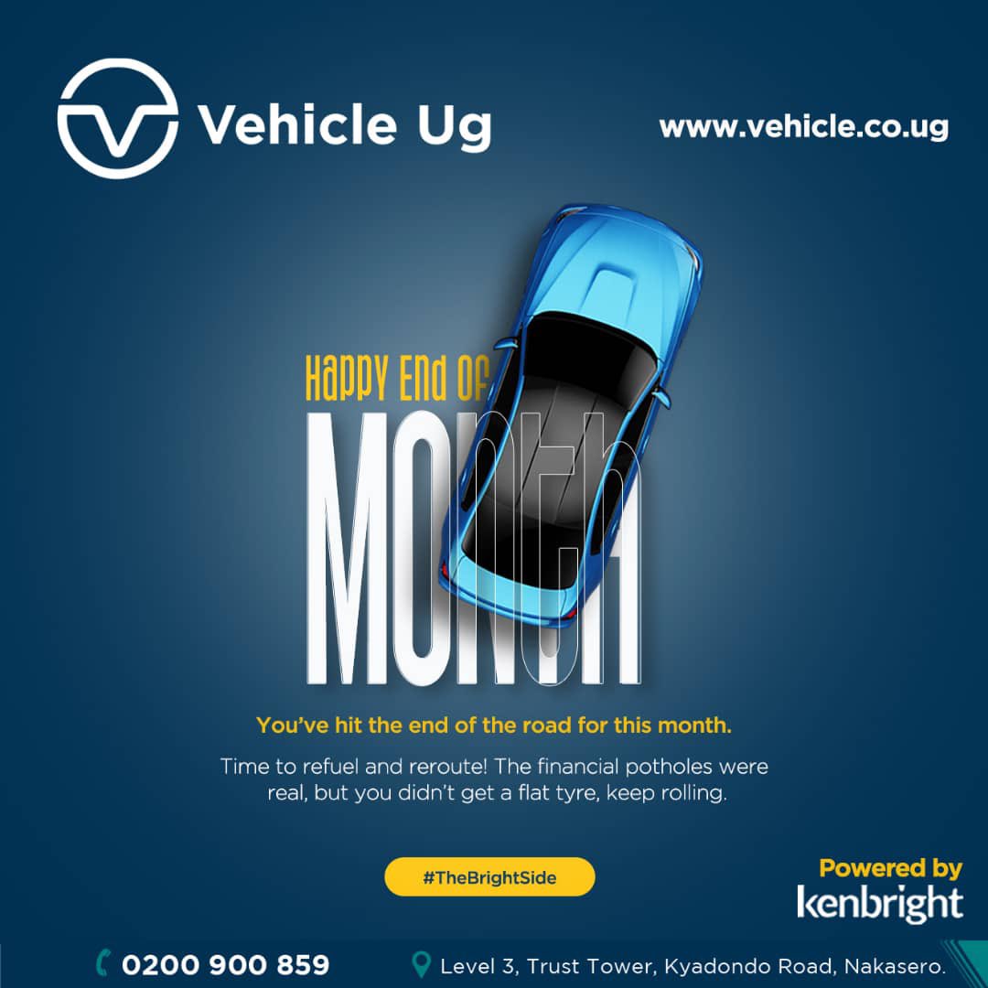 Vehicle_UG's tweet image. You’ve hit the end of the road for this month! 
Time to refuel, reroute, and keep rolling. No flat tires, just smooth rides ahead. 

#TheBrightSide #EndOfMonth