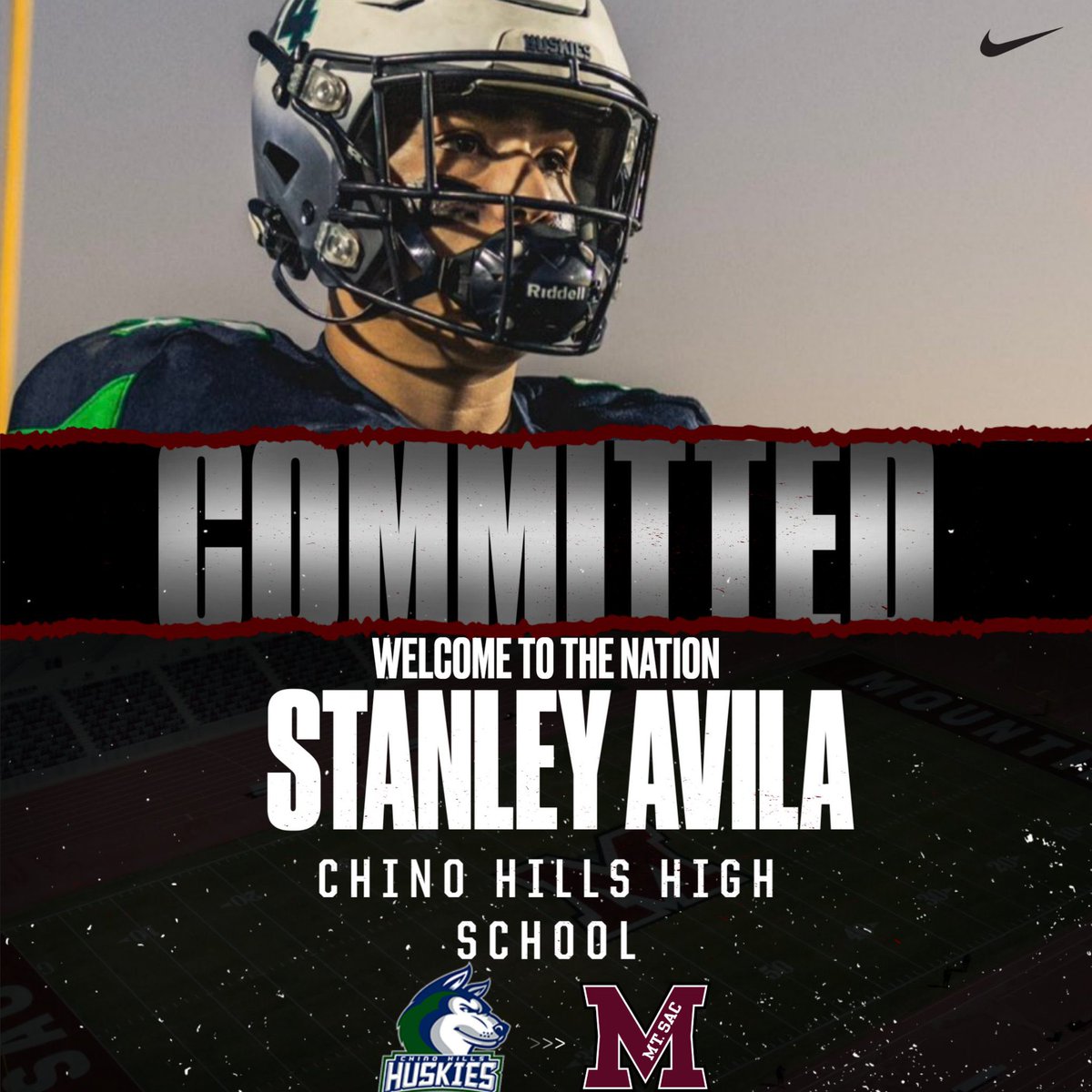 Excited to Announce I will be playing football for <a href="/mtsacfootball/">Mt. SAC Football</a> next season!!! Can’t wait to join the family and compete! <a href="/toddsquad15/">Todd</a>