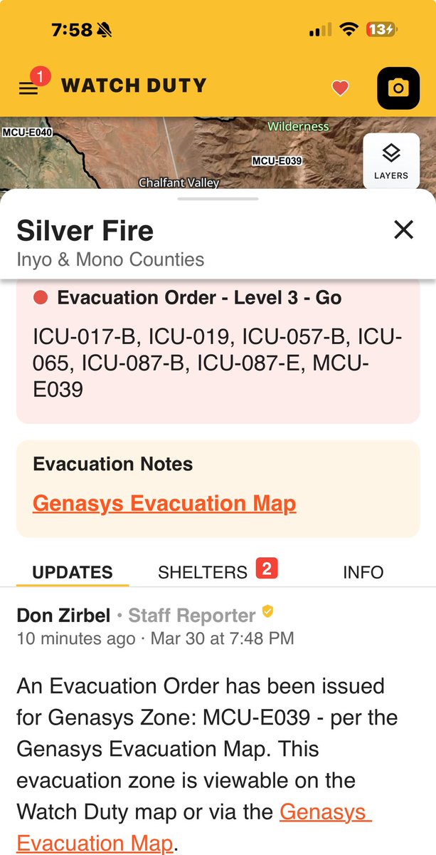 tparon's tweet photo. 🚨🇺🇸US Sikorsky S-70i Fire Hawk #N479DF helicopter is helping with the Silver Fire in CA they are asking for additional air support for the fires🔥
The quick moving fire is north of the Bishop Airport off Highway 6 and has burned over 150 acres in Mono and Inyo County’s they have evacuations orders for these counties.