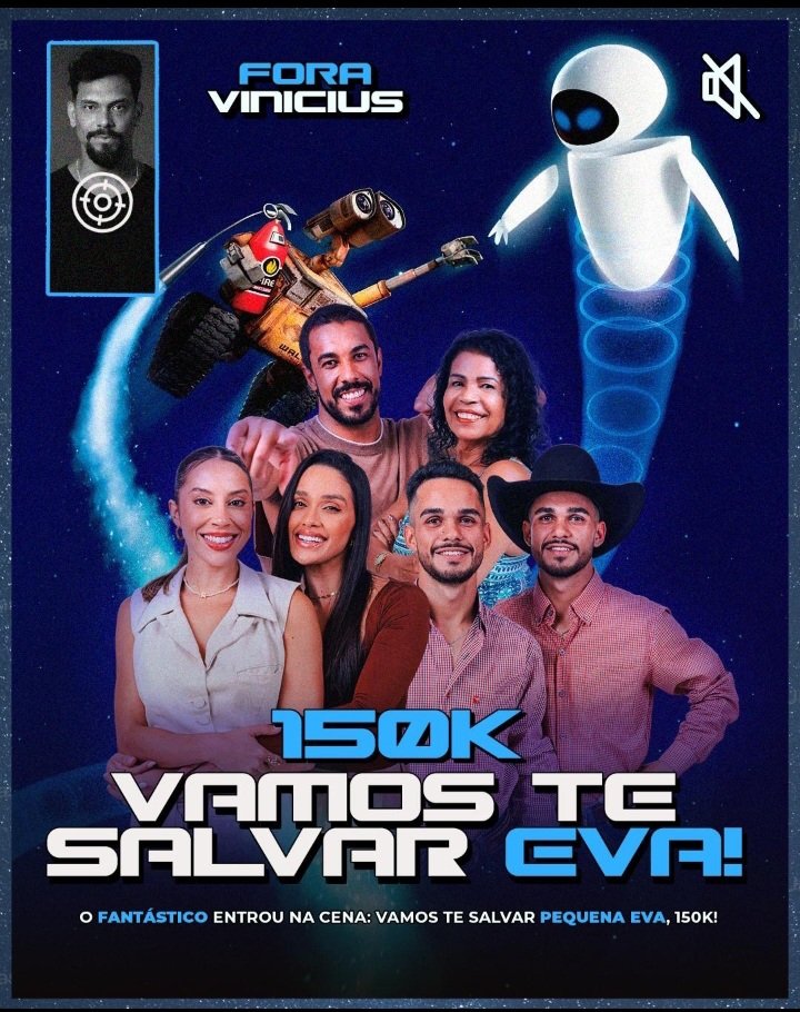 Reality80547164's tweet image. BOTA PRA SUBIRRRR!!!

SIMBORA #FORA VINÍCIUS