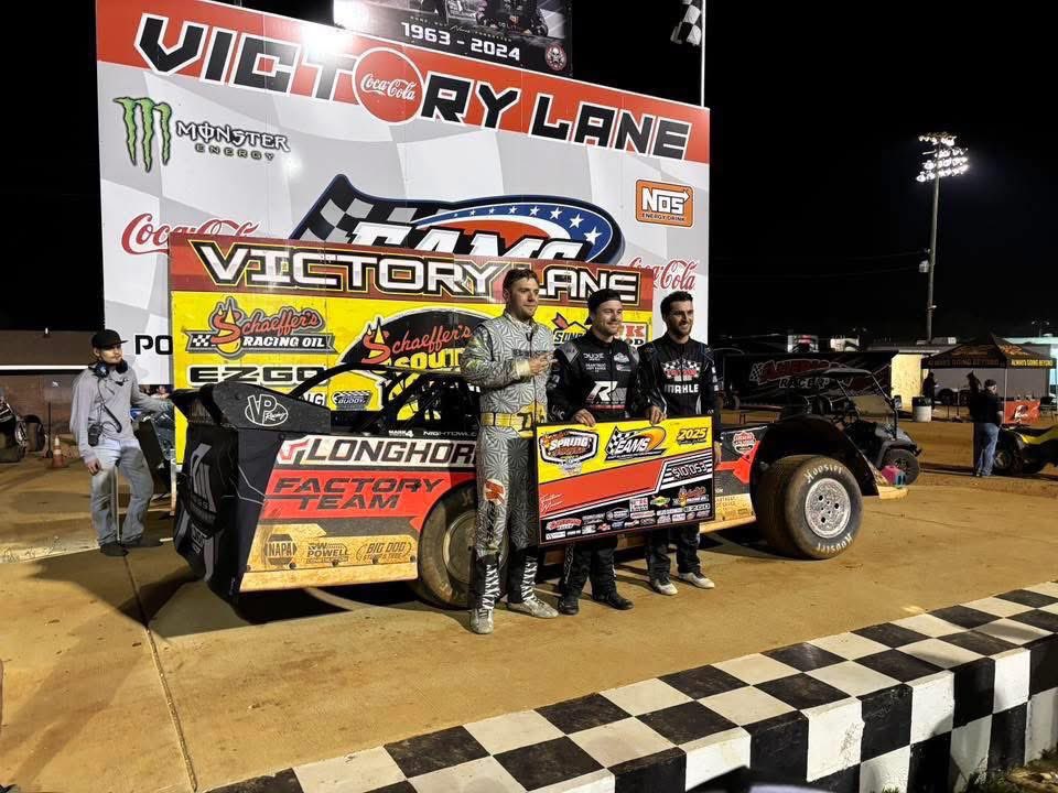 Cody Overton Racing (@codyoverton97) on Twitter photo Rounded out the weekend 3rd at East Alabama Motor Speedway! Congrats to my brother on his win👊🏼
Atomic Speedway up next with the World of Outlaws Late Model Series! Rounded out the weekend 3rd at East Alabama Motor Speedway! Congrats to my brother on his win👊🏼
Atomic Speedway up next with the World of Outlaws Late Model Series!