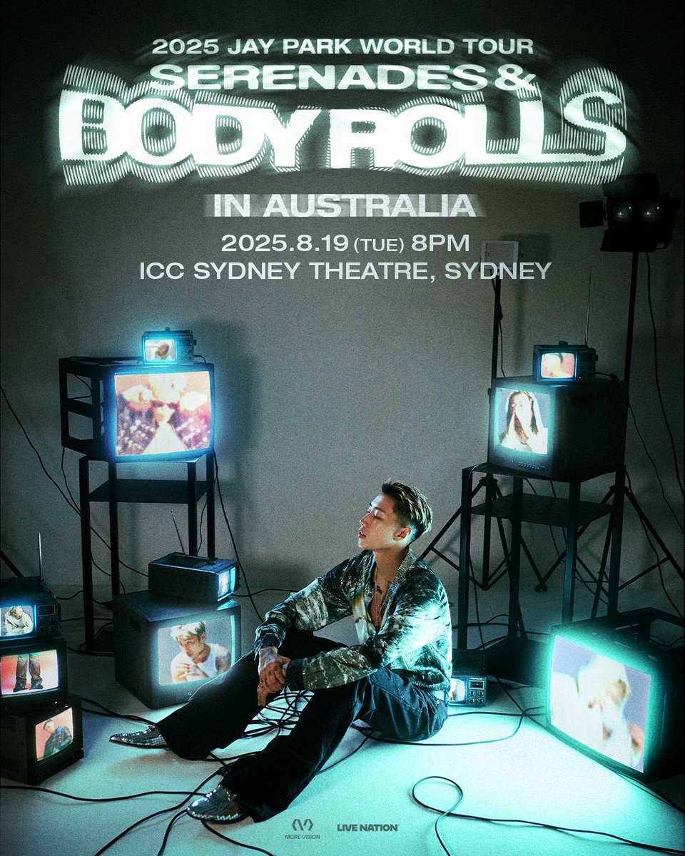 JUST IN 💥 Internationally-acclaimed rapper Jay Park returns to Australia for his first headline shows in 5 years!

The 2025 Jay Park World Tour [Serenades &amp; Body Rolls] will stop by ICC Sydney Theatre on Tuesday 19 August 2025!

🎟️ General tickets on sale Friday 4 April at 11am